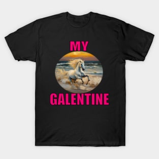 My galentine black horse T-Shirt